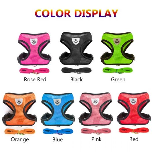 Kšíry nylonové s vodítkem - zelené vel. M