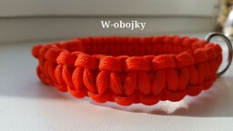 Oboječek oranžové barvy s reflexními prvky - délka 29 cm