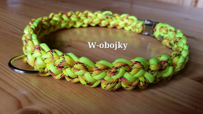 Obojek 53 cm - Klikatý vzor