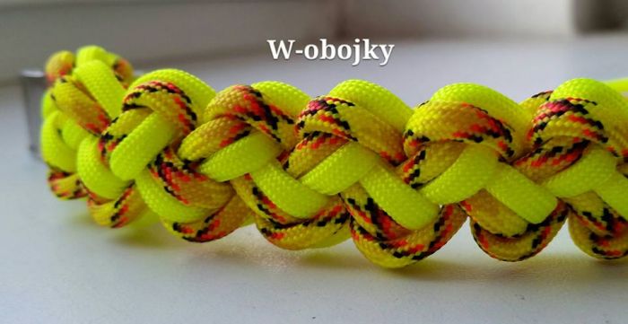 Obojek 53 cm - Klikatý vzor