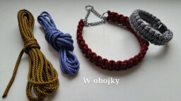 Polostahovací obojek - výplet 31 cm + možnost prodloužení až o 10 cm řetízku