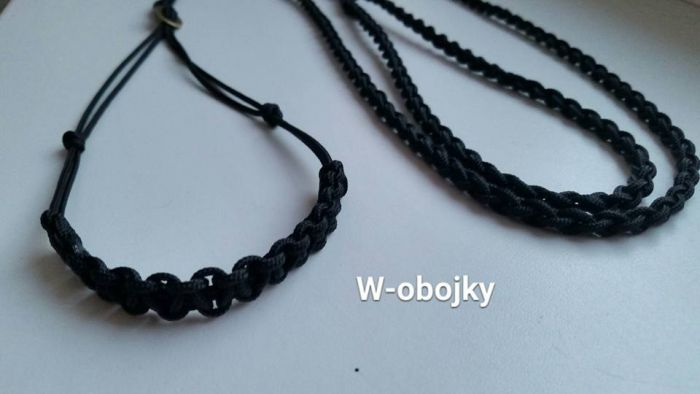 Výstavní vodítko černé s podkrčníkem