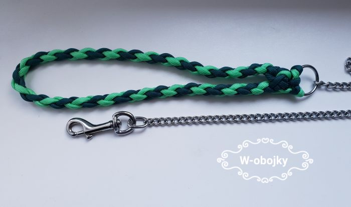 Řetízkové vodítko s ručkou z Paracordu 