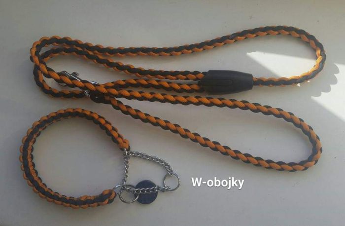 Sada obojek + vodítko z Paracordu 