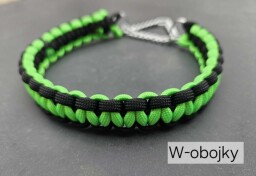 Polostahovací obojek Zelená Neon